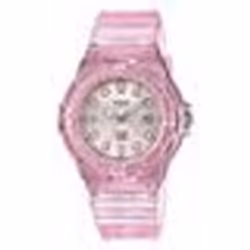Montre Casio - Femmes - LRW-200HS-4EVEF - Bracelet en Plastique Transparent - Etanche 10 bar