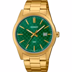 Montre - CASIO - MTP-VD03G-3A - Quartz - Cadran Vert - Bracelet Acier Or