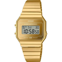 Montre - CASIO - A700WEVG-9AEF - Doré Acier inoxydable - Résistant à leau 3 bar - Digital