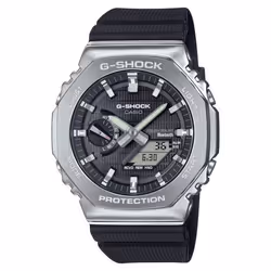 Montre Casio - Hommes - GBM-2100-1AER - Etanche 20 Atm - Double affichage - Bracelet en Plastique Noir