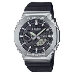 Montre Casio - Hommes - GBM-2100-1AER - Etanche 20 Atm - Double affichage - Bracelet en Plastique Noir