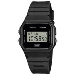 Montre Casio Casio Collection Pour Mixte en Noir - F-91WB-1AEF