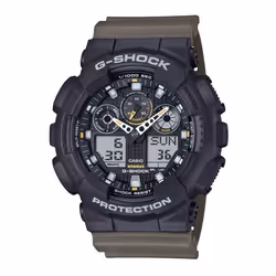 Montre CASIO - Hommes - GA-100TU-1A3ER - Etanche 20 Atm - Bracelet en Plastique Marron