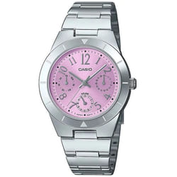 Montre - CASIO - LTP-2069D-4A3VEF - Acier inoxydable - Résistante à leau 5 bar - Cadran bleu
