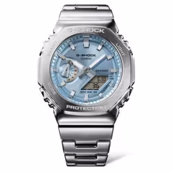 Casio GM-2110D-2AER tailleunique ARGENT Acier Unisex GM-2110D-2AER