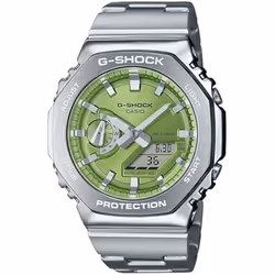 Montre - CASIO - GM-2110D-3AER - Acier inoxydable - Vert - Résistante à 20 bars