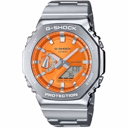 Montre - CASIO - GM-2110D-4AER - Acier inoxydable - Orange - Résistante à 20 bars