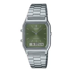 Montre - Casio - AQ-230A-3AMQY - Vintage - Étanche - Acier inoxydable