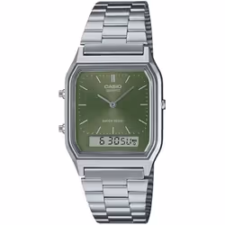 Montre - CASIO - AQ-230A-3AMQYES - Analogique - Acier Inoxydable - Étanchéité 3 Atm