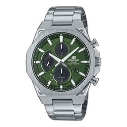 Montre - CASIO - EFS-S570D-3AUEF - Acier inoxydable - Cadran vert - Résistante à leau 10 bar