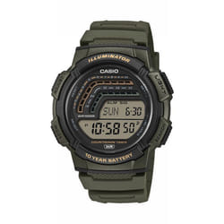 Montre - CASIO - WS-1800 - Mixte - Vert - Quartz - Digital