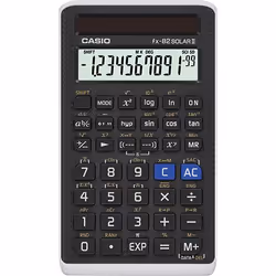 Casio FX-82Solar II, Poche, Calculatrice scientifique, 1 lignes, Solaire, Noir