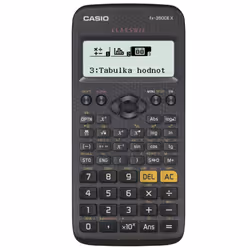 Casio FX-350CE X, Bureau, Calculatrice scientifique, Batterie, Noir