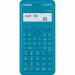 Casio FX-220 Plus, Poche, Calculatrice scientifique, 2 lignes, Batterie, Bleu