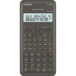 Casio FX-82MS-2 calculatrice Poche Calculatrice scientifique Noir