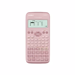 Casio fx-83GTX, Poche, Calculatrice basique, 10 chiffres, 7 lignes, Batterie, Rose