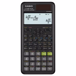 Casio FX-87DE Plus 2nd edition, Poche, Calculatrice scientifique, 12 chiffres, 10 lignes, Batterie/Solaire, Noir