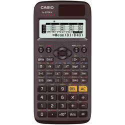 Casio FX-87DE X, Poche, Calculatrice scientifique, Batterie/Solaire, Noir