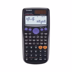 Casio FX-85ES-S PLUS, Bureau, Calculatrice scientifique, 12 chiffres, Batterie/Solaire, Noir