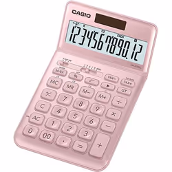 Casio JW-200SC, Bureau, Calculatrice basique, 12 chiffres, Rose
