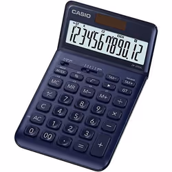 Casio JW-200SC, Bureau, Calculatrice basique, 12 chiffres, Marine