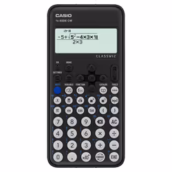 Casio FX-82DE CW, Poche, Calculatrice scientifique, 12 chiffres, Batterie, Noir