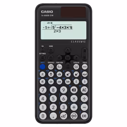 Casio FX-85DE CW, Poche, Calculatrice scientifique, 12 chiffres, Batterie/Solaire, Noir