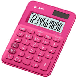 Casio MS-7UC calculatrice Bureau Calculatrice à écran Rouge