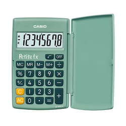 Casio Petite fx calculatrice Poche Calculatrice basique Vert