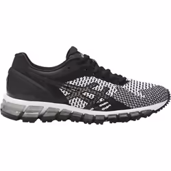 ASICS GEL-Quantum 360 Knit, Course, Femelle, Adulte, Noir, Gris, Blanc, EUE, Motif