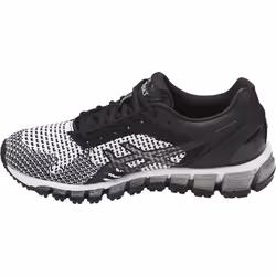 ASICS GEL-Quantum 360 Knit Chaussure d'athlétisme Femelle 39.5 Noir, Gris, Blanc