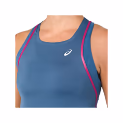 ASICS GEL-Cool Tank Tee-shirt Encolure torsadée Manche courte Elastane, Polyester