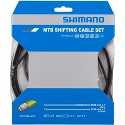 Jeu de câbles de changements de vitesse pour dérailleur arrière Shimano Optislick