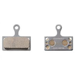Paire de plaquette de frein vélo en métal et réssort avec goupille fendu Shimano G04S-MX