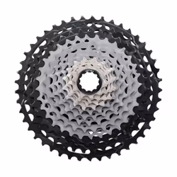 Shimano CS-M9100, Cassette de pignons, Vélo tout terrain, Noir, Argent, 367 g