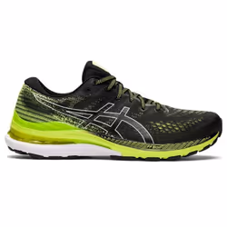 Chaussures de running ASICS Gel Kayano 28 noir / jaune homme - Régulier - Drop 10 mm