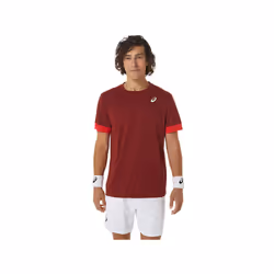 ASICS 2041A255.601_S, Adulte, Mâle, Rouge, Tee-shirt, S, SML