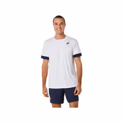 ASICS 2041A255.102_S, Adulte, Mâle, Noir, Blanc, Tee-shirt, S, SML