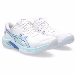ASICS 1072A095.100_6.5 chaussure de sports d’équipe Volley-ball Femelle 6.5 Couleur aqua, Blanc