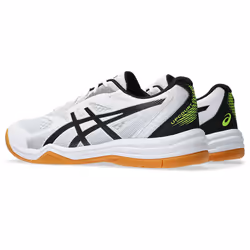ASICS 1071A086.103_9.5 chaussure de sports d’équipe Volley-ball Mâle 9.5 Blanc, Jaune