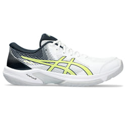 ASICS 1071A092.100_7.5 chaussure de sports d’équipe Volley-ball Mâle 7.5 Blanc, Jaune