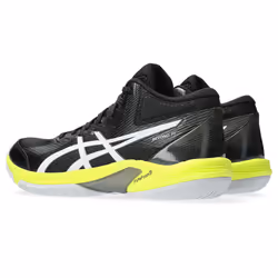 ASICS 1071A095.001_7.5 chaussure de sports d’équipe Volley-ball Mâle 7.5 Noir, Blanc
