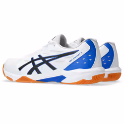 ASICS 1071A091.100_11 chaussure de sports d’équipe Volley-ball Mâle 11 Noir, Blanc