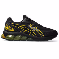 ASICS 1204A088.011_3.5, Enfant, Chaussures de sport à la mode, Noir, Jaune, Black, Saffron, Mesh