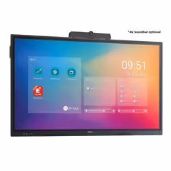 Sharp PN-LC862 Écran plat de signalisation numérique 2,18 m (86") LCD Wifi 450 cd/m² 4K Ultra HD Noir Écran tactile Intégré dans le processeur 16/7 - Vue supplémentaire 2