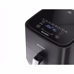 Sharp AF-GS552AE-B Unique 5,5 L Autonome 1650 W Friteuse d’air chaud Noir, Argent