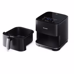 Sharp AF-GS552AE-B Friteuse à air chaud 5,5L 1650W Noir, Argent - Vue supplémentaire 5