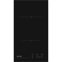 Sharp KH-3V19NT0K-FR plaque Noir Intégré 29 cm Céramique 2 zone(s)