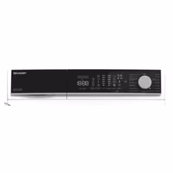 Sharp ES-NFL914AWNA Lave-linge Frontal 9 kg 1330 tr/min Blanc - Vue supplémentaire 3
