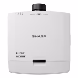 Sharp V731U Projecteur à focale standard 7300 ANSI lumens 3LCD WUXGA (1920x1200) Compatibilité 3D Blanc - Vue supplémentaire 5